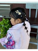 ［木村美容店］　七五三アレンジ