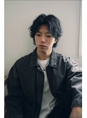 センターパート×パーマ◎