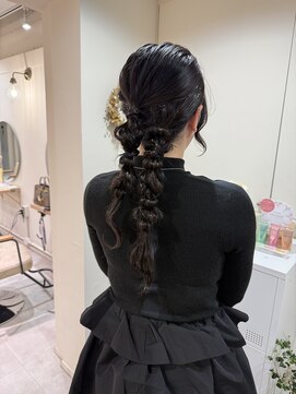 ウニ(uni) ◯ツインポニーアレンジ