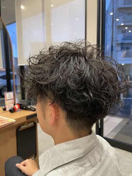 アクセスムーン 上水戸店(Access Moon) メンズ　スパイラルパーマ