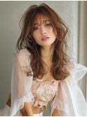 ☆ホワイトグレージュミニウルフデジタルパーマチェリーブラウン