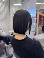 ロンドヴァリー 渋谷店(Lond vallee)&nbsp;切りっぱなしボブ×縮毛矯正×髪質改善