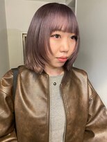 サンクプロジェクト(cinq PROJECT)&nbsp;ダメージレスなブリーチカラーで作るベージュカラー