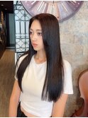 透明感暗髪×髪質改善トリートメントで艶髪