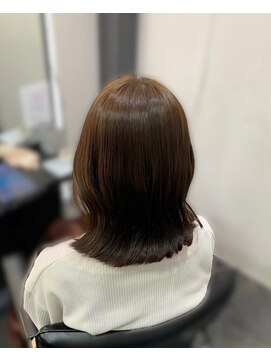 エクファ ヘア リゾート 大津 瀬田店(ex-fa hair resort) ミディアムヘア/暗めカラー/グランマッシュ/大津/瀬田