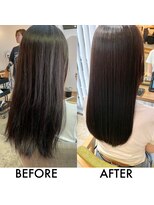 モーブ(MAUVE) 髪質改善【美髪矯正】ビフォー・アフター