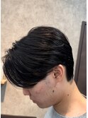 毛流れセンターパート