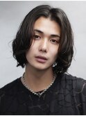 心斎橋ツイストスパイラルパーマ波巻パーマ緩めメンズ20代色気