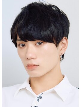 カインド 南青山(hair&make up KIND) ナチュラルショート フルバング 黒髪