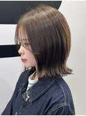 静岡駅ショートボブショートカット顔まわりレイヤーカット韓国風