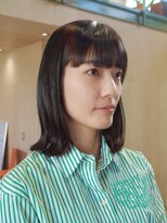 ディッセンバー 伊勢崎(December) 切りっぱなしボブ/ミニボブ/似合わせカット/ヘーゼルベージュ