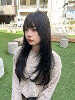 リコ ヘアアンドリラクゼーション 名駅店(LICO HAIR&RELAXATION) 韓国風黒髪ロング