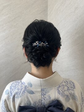 プルクラギンザ(PulchraGINZA) 下めアップ/浴衣ヘア/アップ/花火大会/結婚式