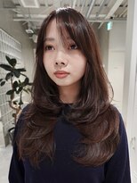 テクネ 天神大名(techne)&nbsp;天神大名レイヤーカット大人レイヤーくびれヘアロング今泉
