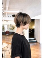 デューク(du c)&nbsp;デザインカラー×ハンサムショート　【柏原】