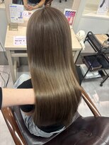 サイ(sAi) 滋賀 韓国レイヤー 顔周りカット ブリーチ ダブルカラー