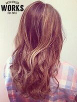 ワークス ヘアデザイン(WORKS HAIR DESIGN)&nbsp;外国人風グラデーションカラー×3Dメッシュ