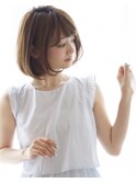 耳掛けが色っぽボブ