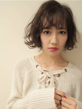 ヨロ(YoLo.) 大人カジュアルゆるふわMIXボブスタイル 担当山下