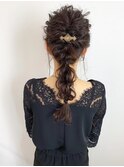 編み下ろしヘアアレンジ☆