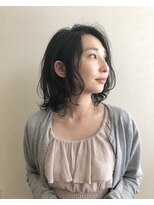 コルク バイ マグ 松本駅前(COLK by Mag) 大人可愛いくびれミディアムウルフ☆20代30代40代