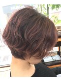 ウェーブ☆ハンサムショートボブ
