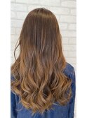 シャドウルーツで作るグラデーションカラーアッシュベージュ