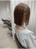 ラインボブ×切りっぱなしボブ×ミニボブ×ハイライト
