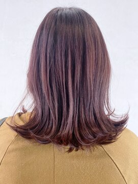 アルバム 銀座(ALBUM GINZA) 外ハネミディアム_外ハネボブセクションカラー_ba364652