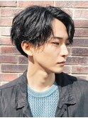 ツイストスパイラルパーママッシュコンマヘア刈り上げ韓国原宿