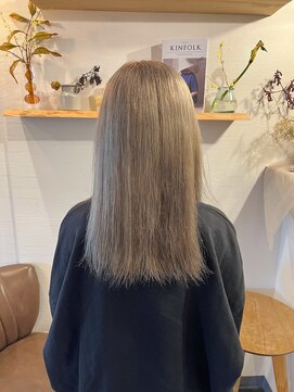 ミルヘアデザイン(mil hair design) ミルクティベージュ