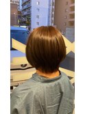 【ショートボブ】ダスティーショートボブ