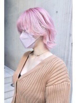 ディア(.eer) 透明感ホワイトピンクカラー☆ハイトーンカラー/ケアブリーチ