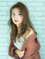 ロンド エスポワール 錦糸町(Lond espoir)&nbsp;〇韓国前髪くびれ巻きヨシンモリピンクベージュシースルーバング