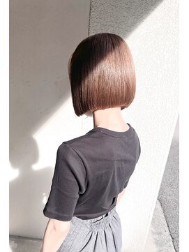 ヘアーアンドアトリエ マール(Hair&Atelier Marl) 【Marl】パールベージュカラー×ミニボブ