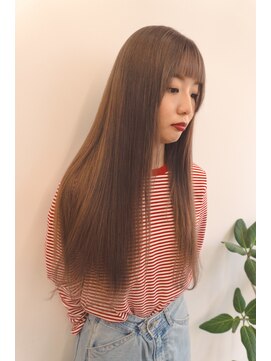シカ(sica) ロングツヤツヤとろみベージュ
