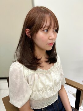 ハピネス 梅田茶屋町店(HAPPINESS) 韓国くびれロング レイヤーオルチャン小顔前髪 艶髪 髪質改善