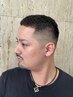 【鮎川人気】アイロンパーマ＋カット＋シェービング￥8800