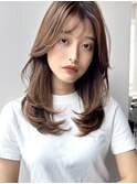 レイヤーカット*フェイスレイヤー*顔周りカット*30代40代50代