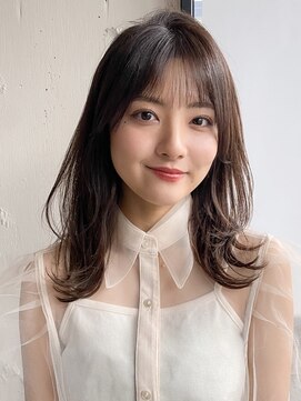 エトラ 渋谷店(etora) 小顔 フェミニンロング メルティーカラー 似合わせカット"