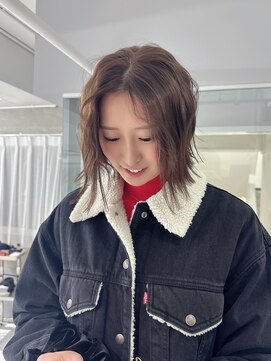 スウィープ(sweep) 【ブリーチなしダブルカラー】オリーブベージュ