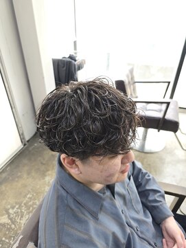 アノ(Ano.) 大分中央町メンズパーマカットプードルパーマスパイラルシャドウ