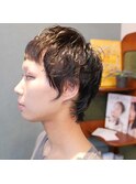 ベリーショート/ショートヘア/外国人風ショート/ゆるパーマ