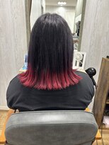 テーラヘアー 木更津本店(TELA HAIR)&nbsp;外はねボブ×グラデーションカラー
