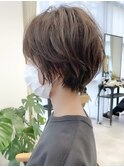 【30代40代50代】無造作くびれショート/小顔
