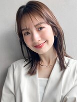 リヤン 表参道(lyann)&nbsp;美髪うるツヤくせ毛風カールシースルーバングサイドバング