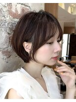 アフロート ルヴア(AFLOAT RUVUA) 【岩田莉奈】ナチュラルレイヤーショートでひし形シルエット新宿