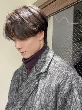 ピコット(P cott) メンズカットニュアンスパーマ外国人風センターパート