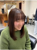 メテオトリートメントでツヤツヤミディアムヘア☆
