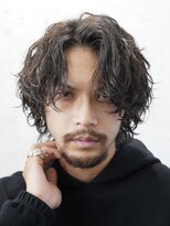 フィフス 渋谷(fifth) 渋谷シャドウパーマブラウン波巻きパーマツイストスパイラル緩め